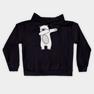 Dabbing Polar Bear Kids Hoodie